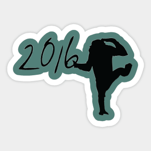 2016 year of Monkey Sticker